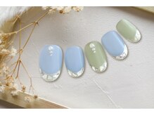 ファストネイル 仙川店(FAST NAIL)/ガラス おでかけ 【11400】