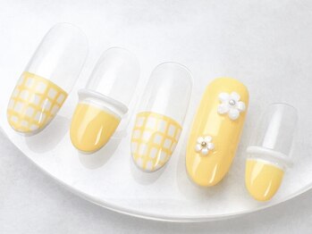 サロン カラフリー アシヤ(Salon Colorfulyy Ashiya)/イエローチェックデザイン