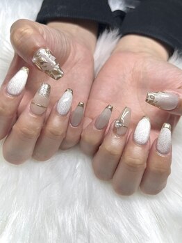 ロータスネイル(Lotus Nail)/ミラーアートデザイン
