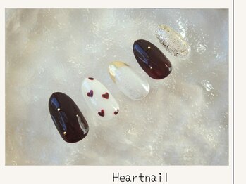 プレンティー 北千住西口店(plenty)/ハートミラーネイル