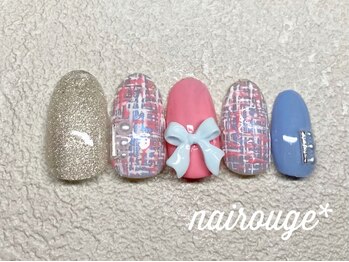 ネイル―ジュ 札幌大通店(nairouge*)の写真/ワンカラー以外にも派手過ぎない秋冬らしいシックなデザインネイルをご用意!先取りデザインを取り入れて!
