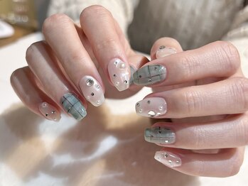 エムワイユーネイル(myu.nail)/ニュアンスチェック・*