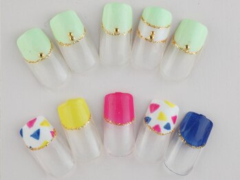 ライトネイルズ イバラキ(light nails IBARAKI)/大人カジュアルネイル♪