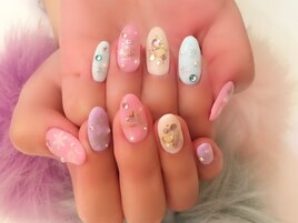 渋谷 安い 冬ネイル パステル