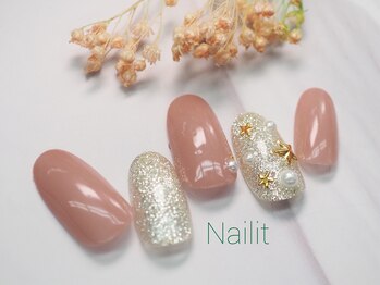 ネイリット 銀座(Nailit)/キラキラ星ネイル¥8300【¥9130】