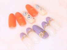 キアラネイルサロン/フラワー・ラベンダーネイル