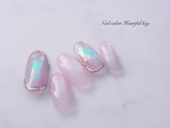 ネイルサロン ハートフルキー(Heartful key)/フィルム+マグネット¥9000