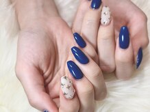 エミュレ(emure.)/きれいめネイビーネイル