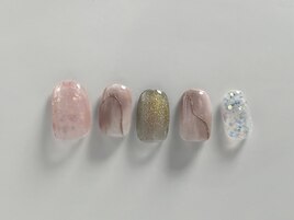 淡めピンクニュアンス