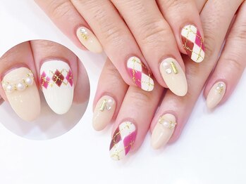 ネイルコレクション ベビーピンク(Baby Pink)/ジェルアート放題☆アーガイル