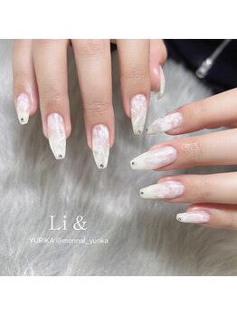 リアンド(Li&)/Whiteニュアンスネイル