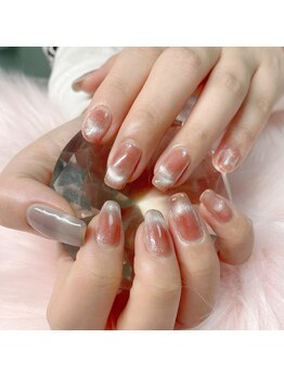 ラーベ 西船橋(Rabe)/マグネットネイル/春ネイル