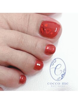 コッコミー 石山店(cocco me)の写真/サンプルデザイン多数ご用意♪お仕事上ハンドができない方にもおすすめ◎ワンカラー+親指アートも人気◇