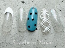 サロンストロベリームーン(Salon Strawberry Moon)/ドットネイル￥7980