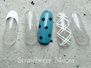 サロンストロベリームーン(Salon Strawberry Moon)/ドットネイル¥7980