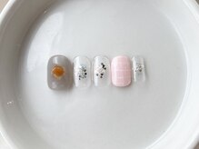 カラ ネイル 中津店(calla nail)/キラキラ×天然石