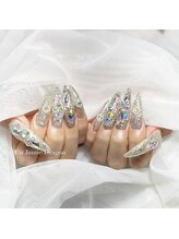 アン ジョーヌドラゴ/【ロングネイル】ギラギラネイル