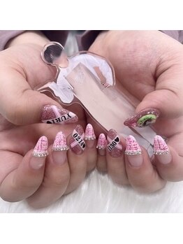 プリュム(Plume)/3D/推しネイル/キャラクター