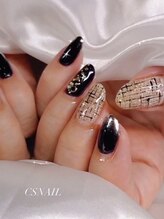 シーエスネイル 元住吉店(CS NAIL)/ツイードネイル♪