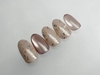 ローズデール アベイユ(ROSEDALE Abeille)/ピンク×ゴールド&シルバー箔