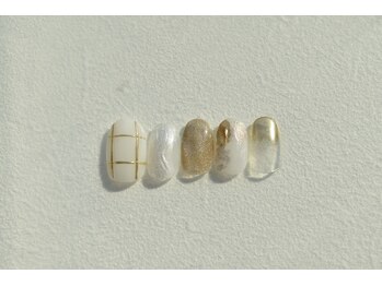 チェック×ニュアンス