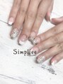 シンプリー ネイルアンドアイラッシュ 祖師谷大蔵店(Simpliee Nail&Eyelash) ビジューネイル☆イベントにも普段使いでも、用途別に仕上げます