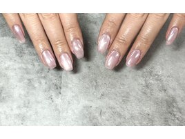 春ピンクネイル