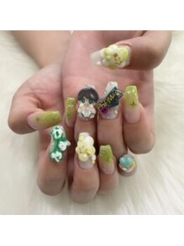 プリュム(Plume)/3D/推しネイル/キャラクター