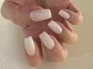 ホワイトネイル　パラジェル