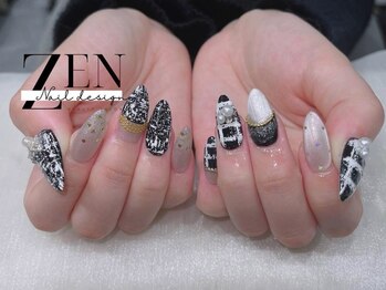ゼン ネイル デザイン 池袋(ZEN NAIL DESIGN)/* 長 さだしやり放題×つけ放題