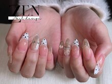 ゼン ネイル デザイン 池袋(ZEN NAIL DESIGN)/長さだしやり放題×つけ放題`