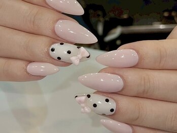 アイネイルズ 梅田店(I nails)/Yuna限定シンプルガーリーネイル