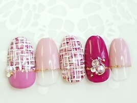 華やかなジェルネイル☆