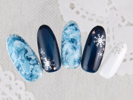 #雪の結晶#マーブル