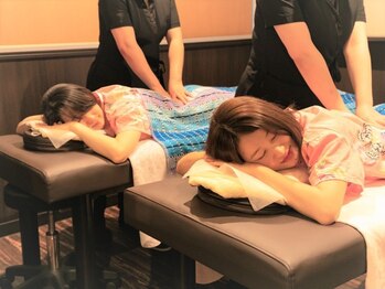 マイスペース 横浜店(MY SPACE)の写真/ペア来店大歓迎★お二人でもっとお得に♪【アロマリンパ＋頭60分¥9000】家族や恋人・友人と贅沢な一時を…