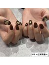 バレンタインハートネイル