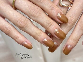 ペッシュ(peche)/brown × lame