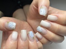 ネイルサロン イズ(NAIL SALON iS)/エアブラシ紫陽花