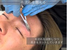 リディーブ メン 大宮(Ridive MEN)/施術の流れ6:毛流れを整える