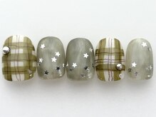 アイネイルズ 池袋店(I-nails)/オリーブチェック