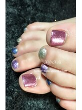 ノワール ネイルアンドスクール(Noire)/★シンプルフットネイル★