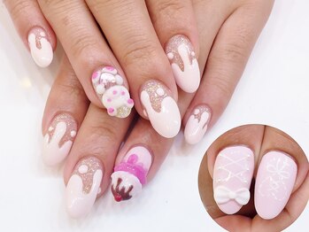 ネイルコレクション ピンク(Nail Collection Pink)/３Ｄくま＆スイーツ♪付け放題