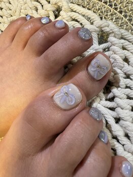 ノンブリック 楽々園店(Nomblic)/リボンネイル