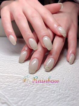 レインボウ 金山店(Rainbow)/ミラーフレンチネイル