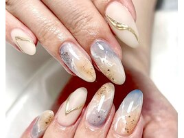 夏カラー☆大理石アート＊