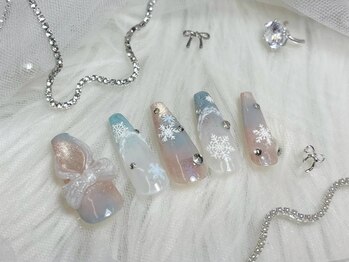 プティ アイビューティ 京橋店(peTiT eyebeauty)/ニュアンス 雪 結晶