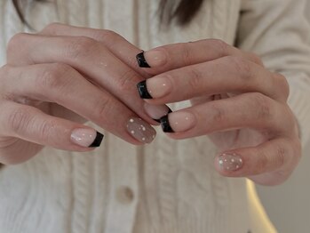 黒フレンチ パラジェル