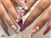 ビジュアンダー(Biju_)/スカルプ　ハートネイルデザイン