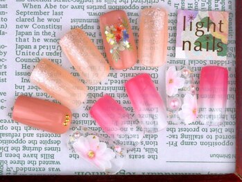ライトネイルズ イバラキ(light nails IBARAKI)/ボタニカルフラワー