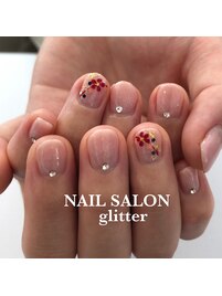 和装ブライダルネイル